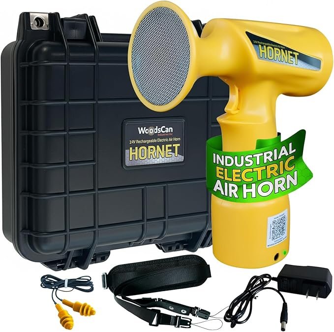 WoodsCan Hornet Air Horn Industrial Kit - Hard Case