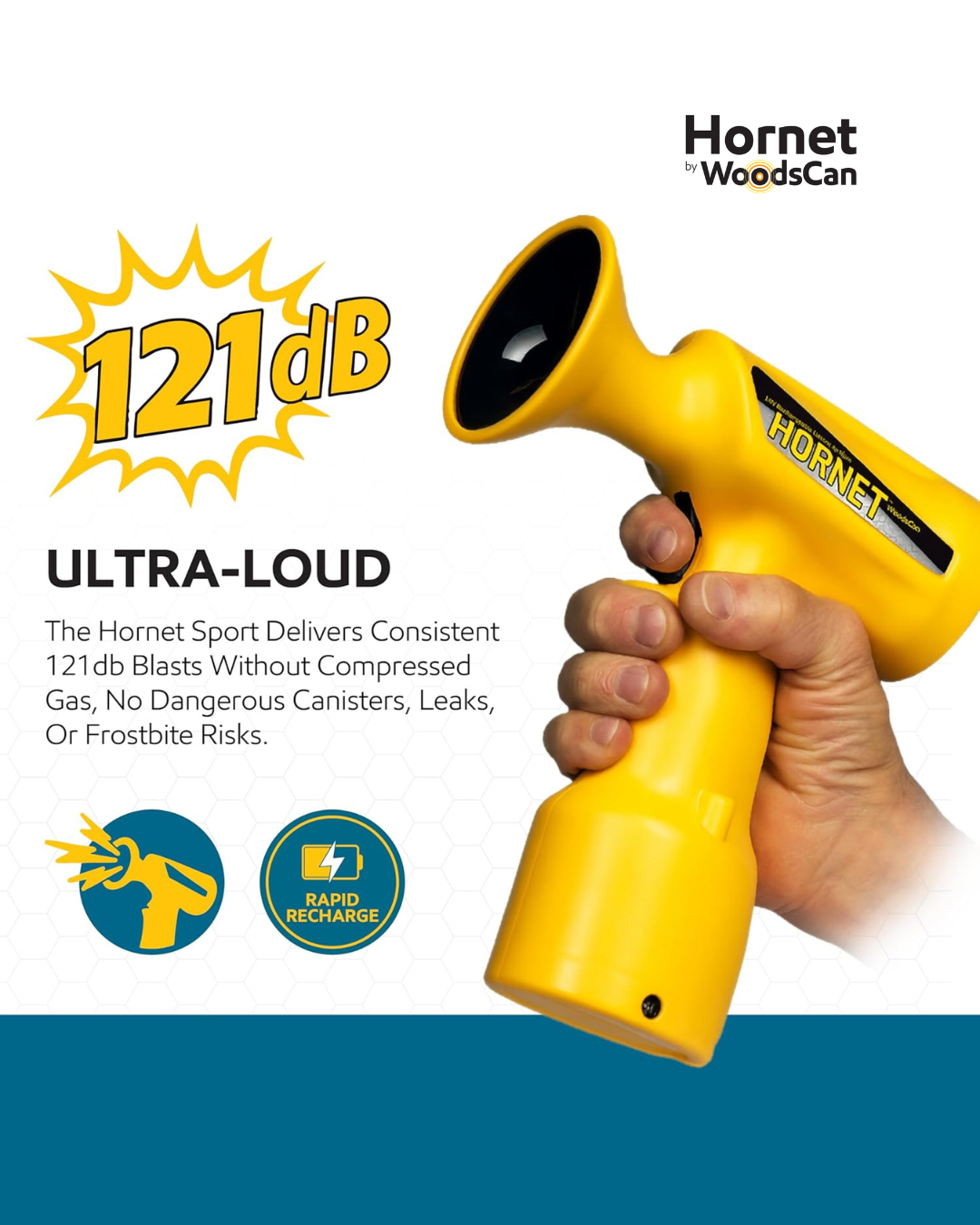 WoodsCan-Hornet-rechargeable-electric-air-horn-ultra-loud-safety-signaling